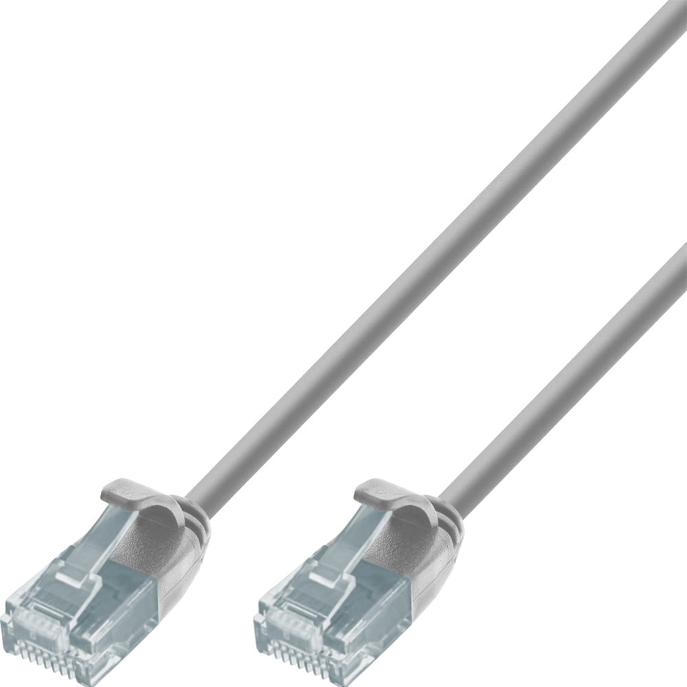 Cavo Patch di Rete Cat.6 UTP Slim 2m Grigio