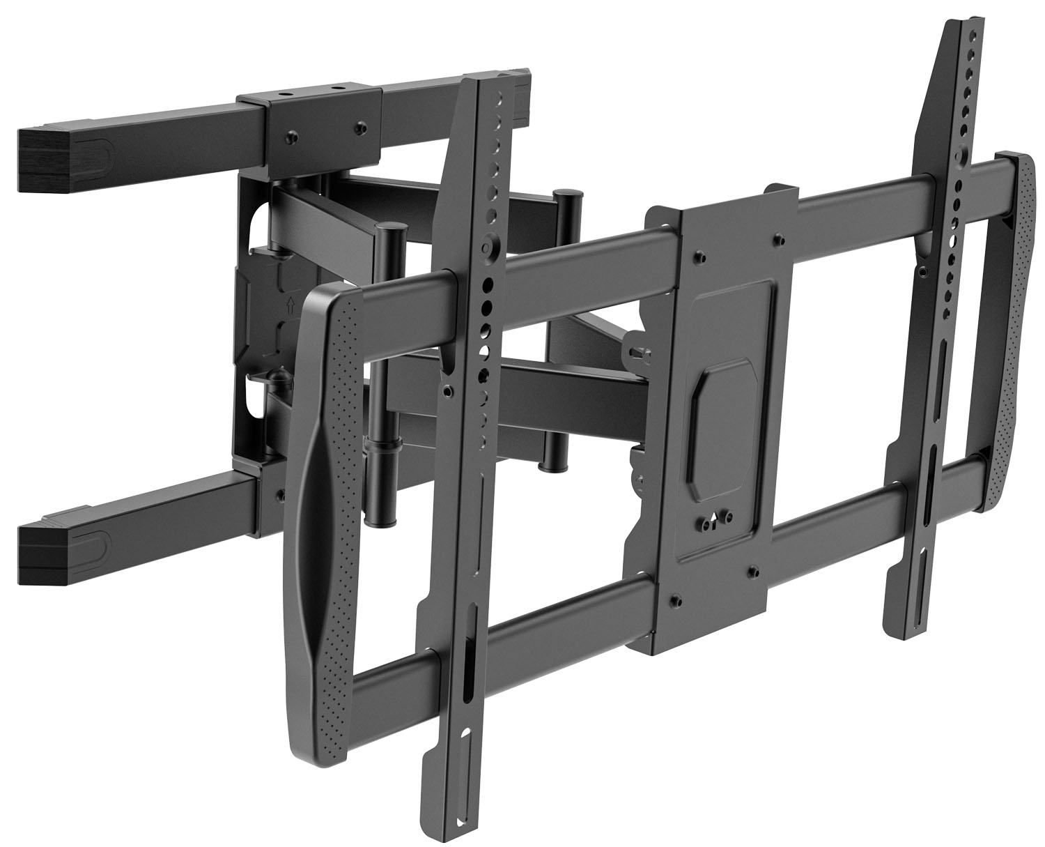 ICA-PLB 473 è un supporto da parete a doppio braccio a movimento completo per TV piatte e curve fino a 75 e fino a 60 kg di peso. Questo supporto si estende per 411 mm dalla parete e consente al monitor di ruotare di 90°. Il braccio completamen