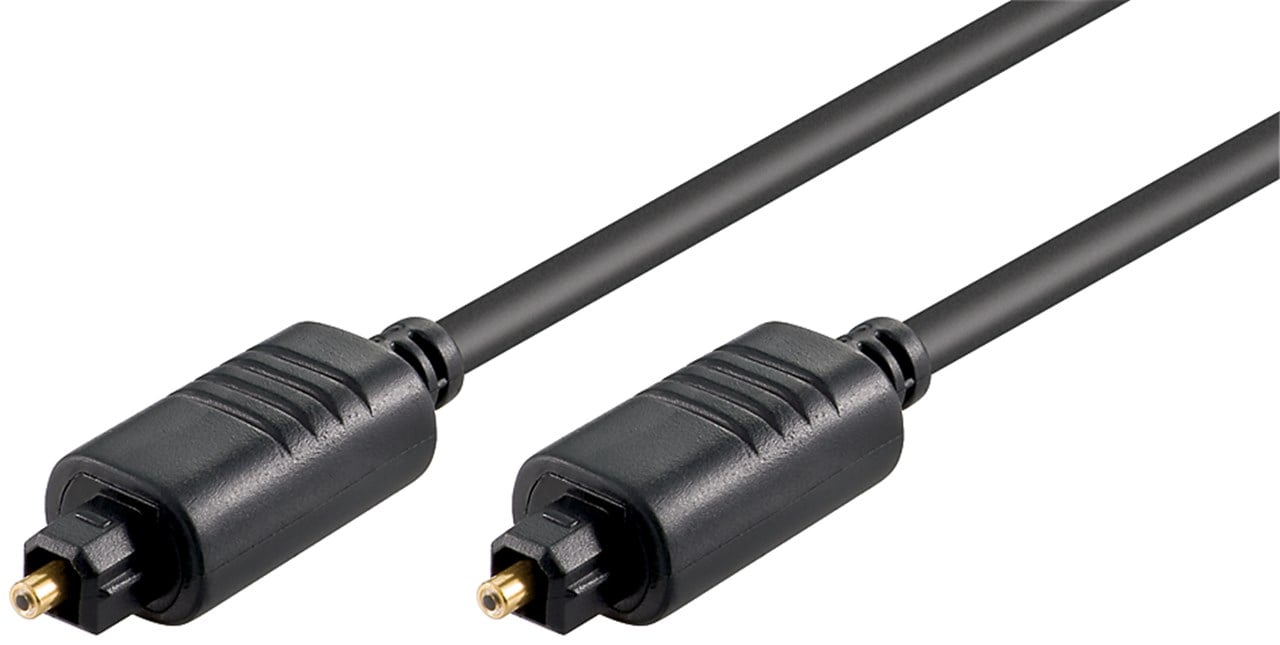 Cavo Audio Ottico Digitale Toslink (SPDIF) M/M 1m ø 5mm