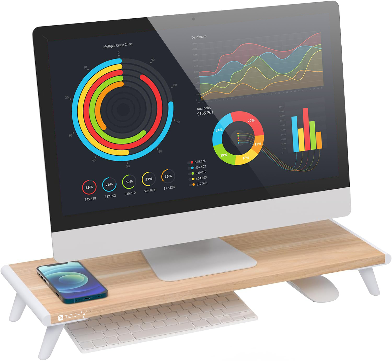 Supporto per Monitor Universale ed Ergonomico