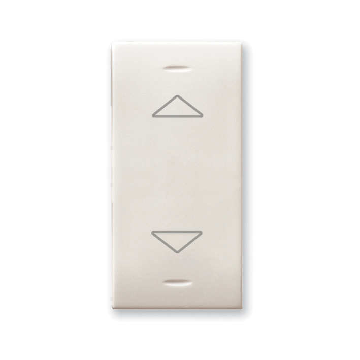 Domus S44 Commutatore 2 Pulsanti 1P 10AX 250V Bianco Lucido