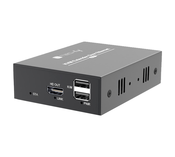 Ricevitore per extender HDMI IDATAHDMI-KVM4: consente la trasmissione del segnale HDMI fino a 150 metri con una risoluzione di 1080p utilizzando un cavo di rete Cat6. Il kit KVM Extender supporta collegamento punto-punto o punto-multipunto: supporta fino