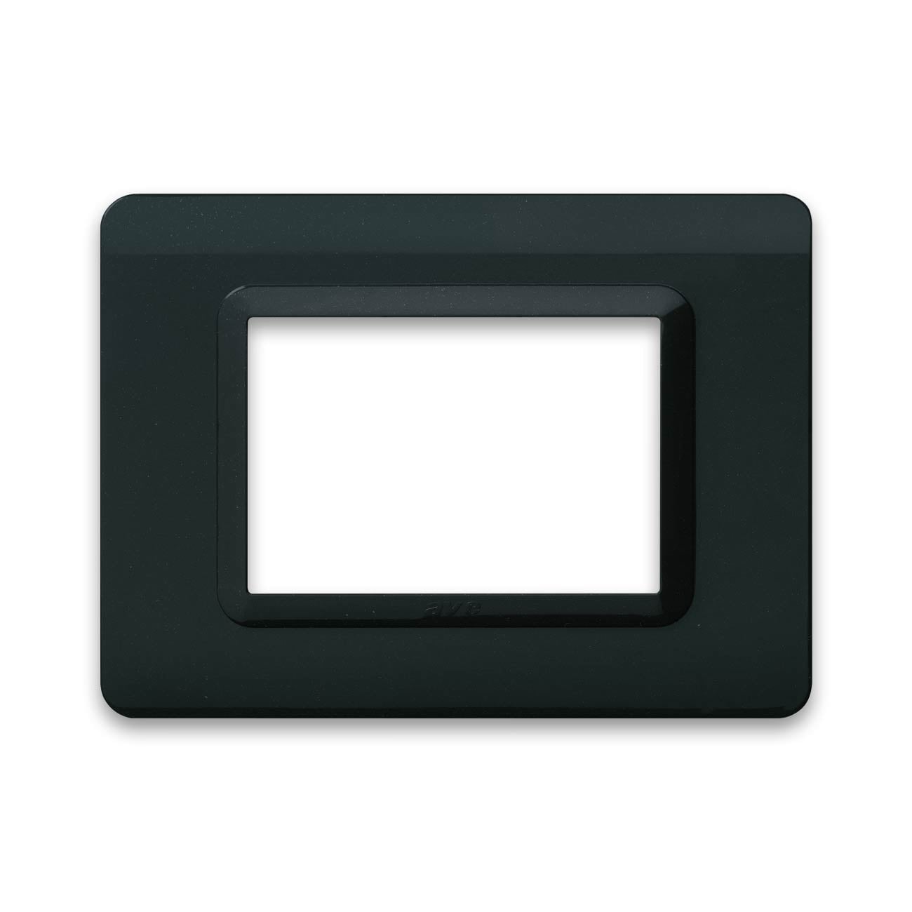 Placca Tecnopolimero S44 3 Moduli Grigio