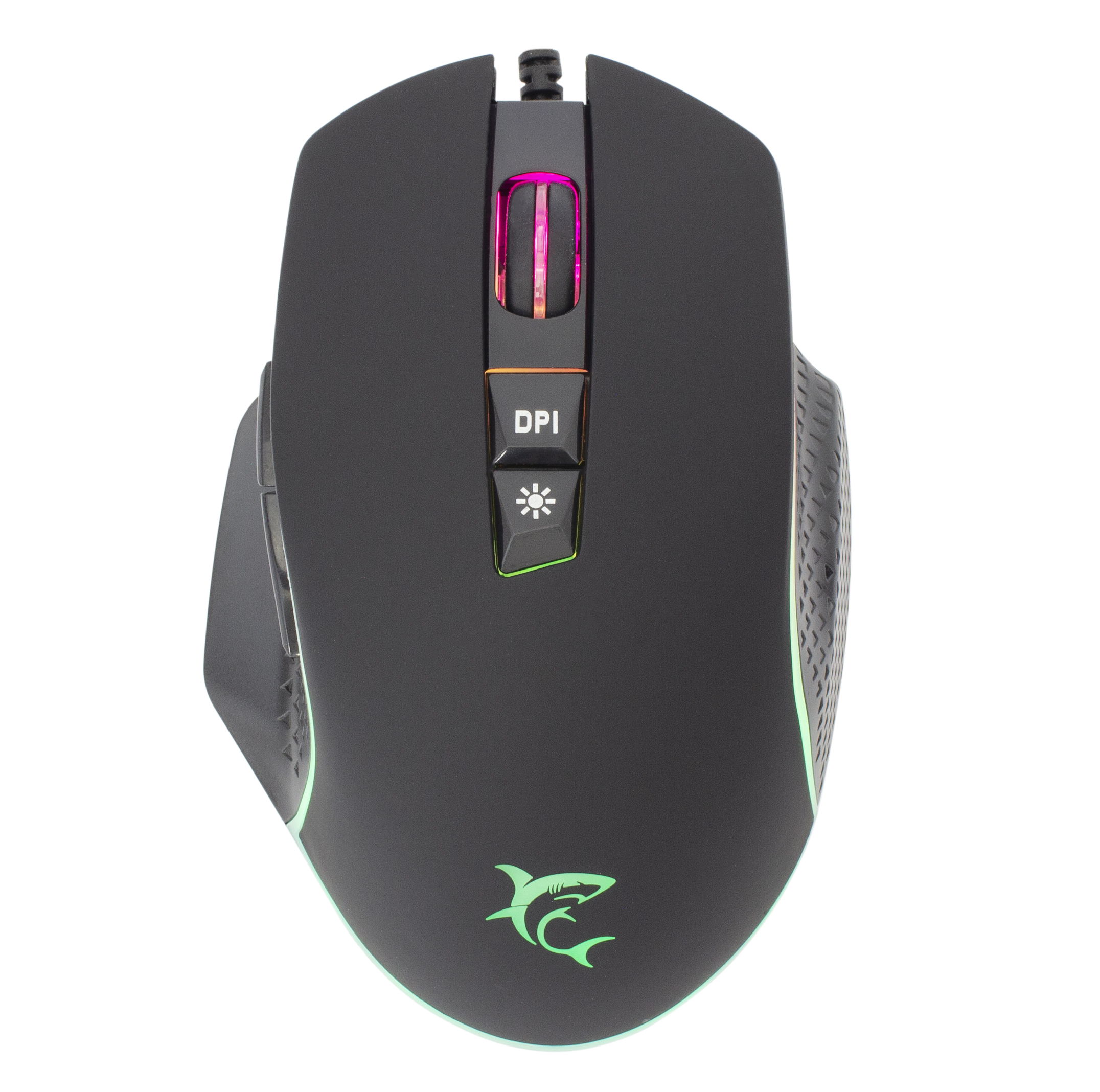 Mouse Ottico USB Gaming 6400 Dpi Retroilluminazione LED RGB Nero, GARETH