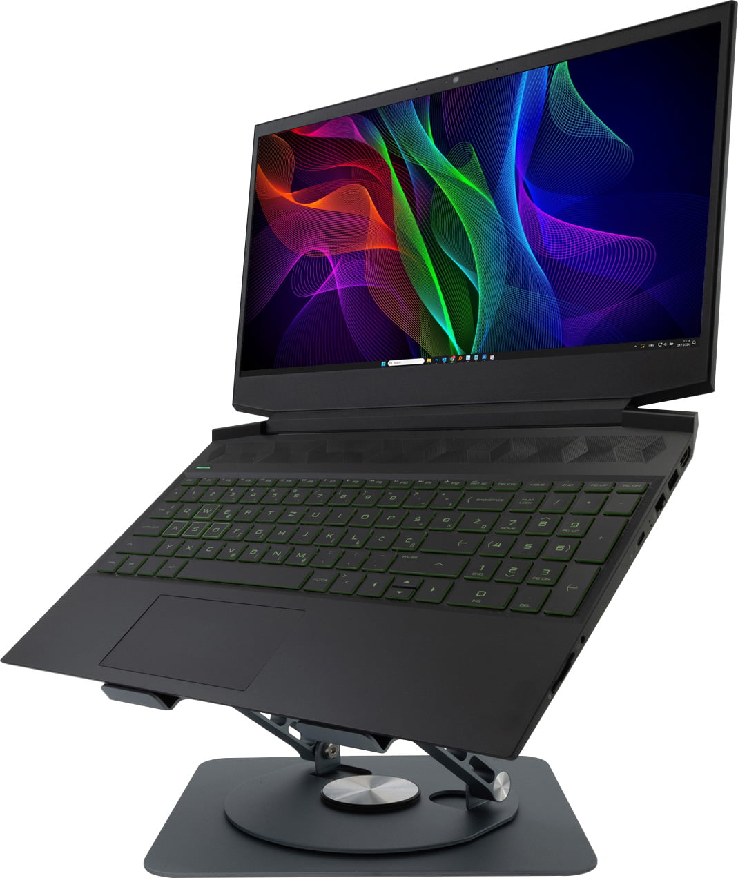 Supporto per Notebook 10-17,3'' Rotazione 360° Alluminio