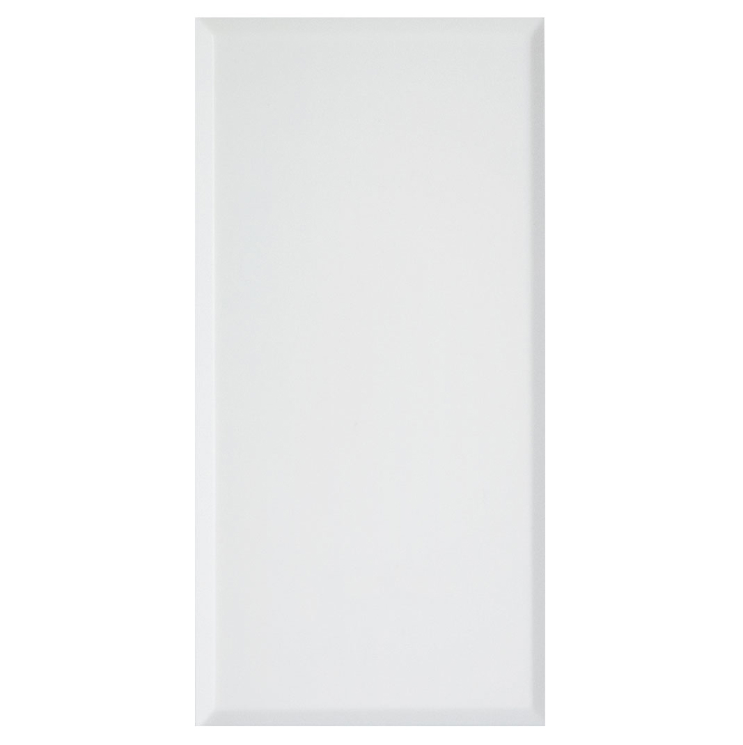 WHITEK S44 Tappo Copriforo 1 Modulo Bianco Opaco