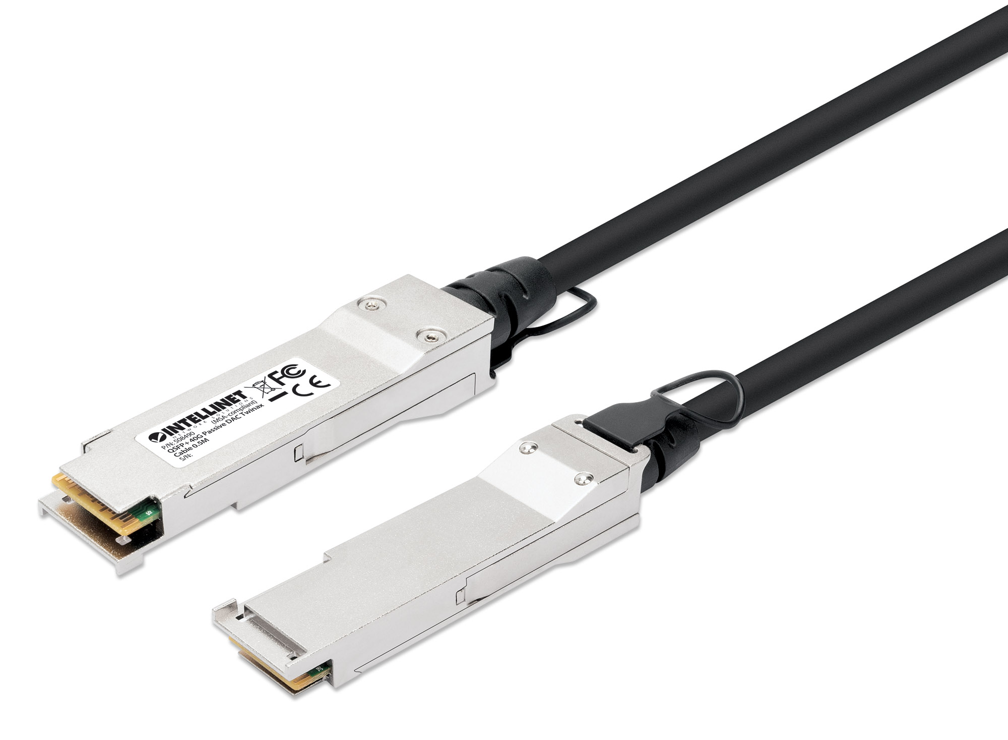 Cavo in Rame Twinax DAC Passivo QSFP+ 40G 0,5m