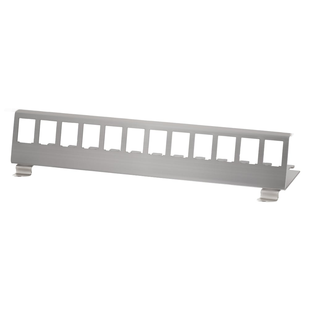Adattatore per Modulo Keystone 12xRJ45 per Guida DIN