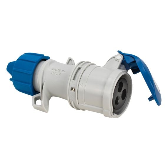 Presa Mobile 2P+T 16A 230V 6h IP54 Cablaggio a Vite