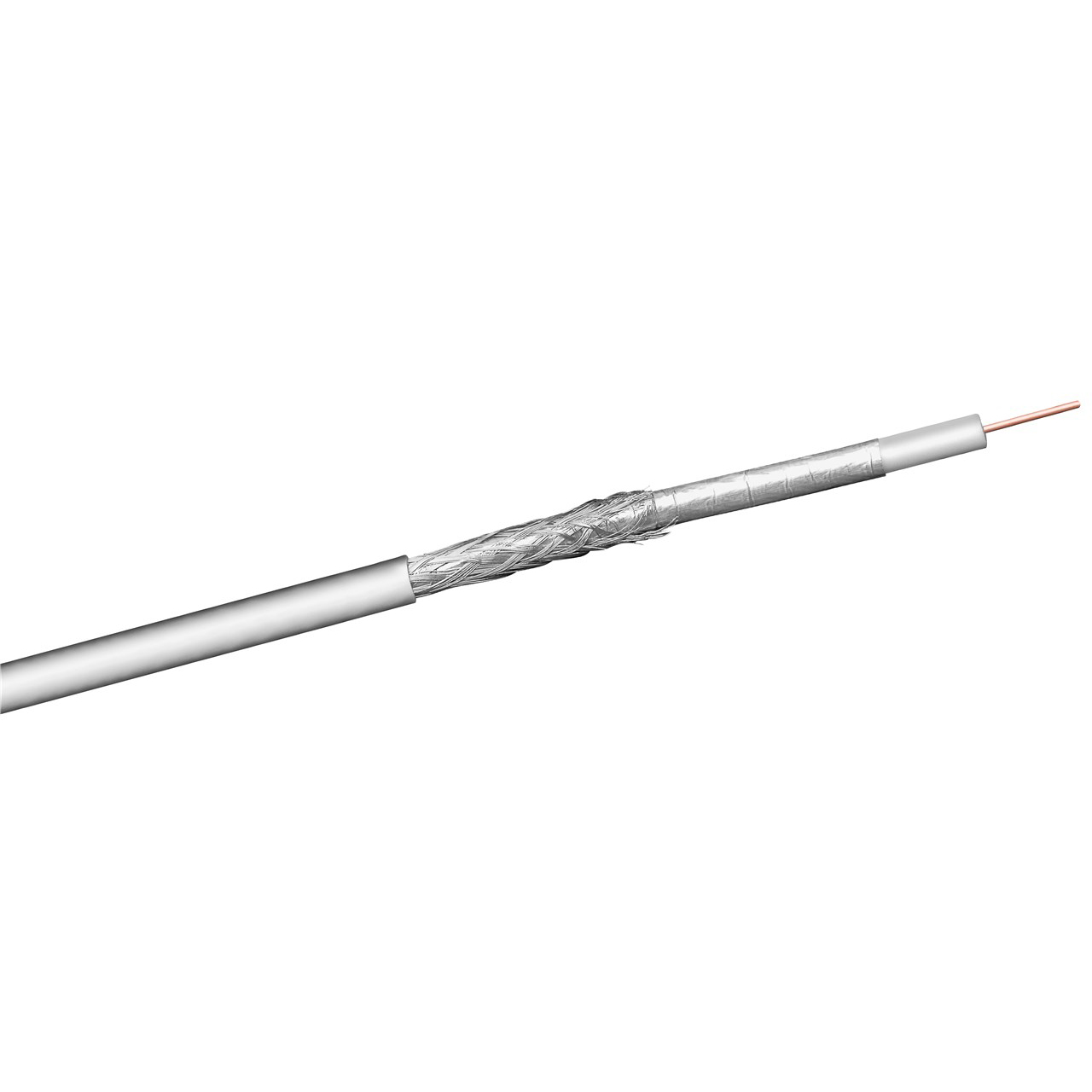 Cavo Coassiale SAT 100 dB Doppia Schermatura CCS 100m