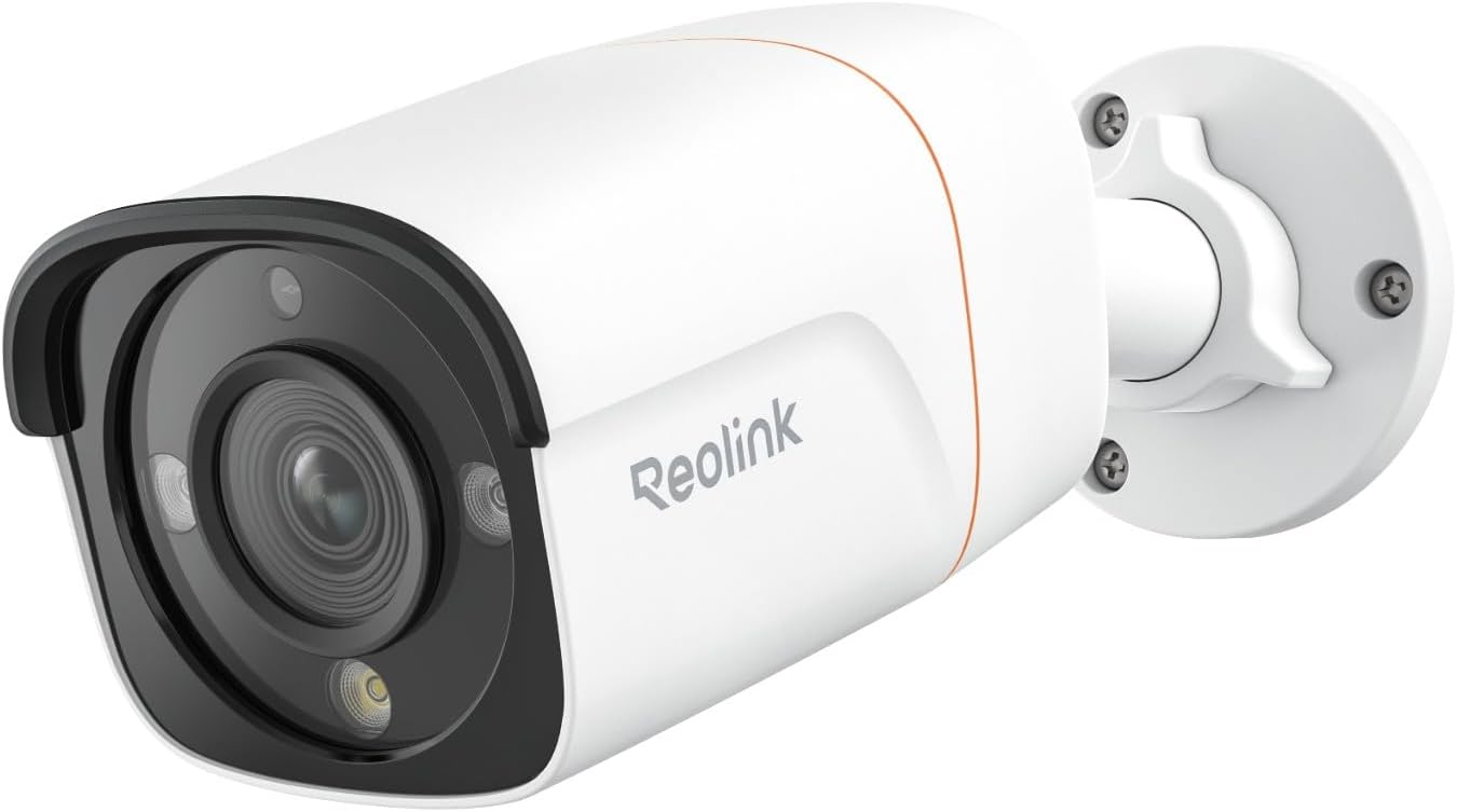 Camera PoE 12MP Bullet PRO RP-PCB12M 12MP con Visione Notturna a Colori, RP-PCB12M