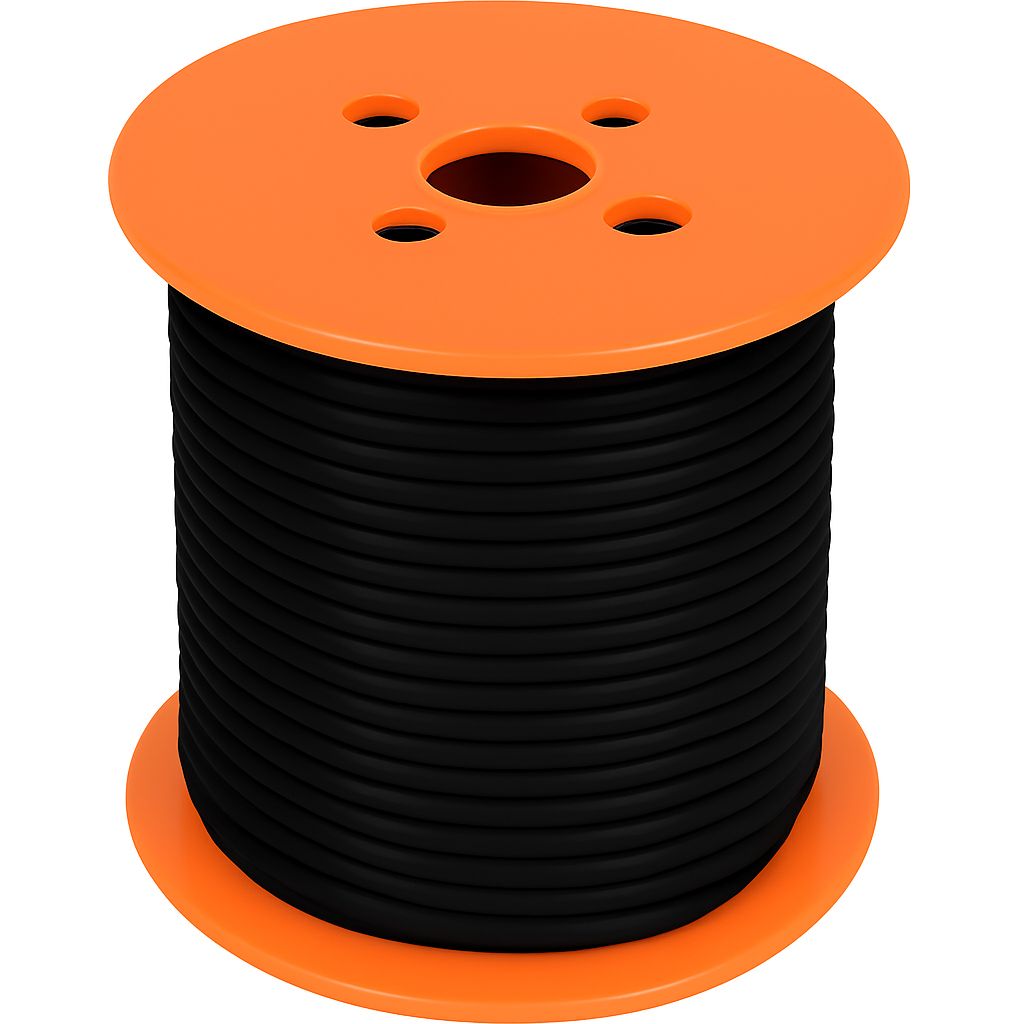 Cavo Cat. 6 Rigido U/UTP PE in Matassa 200 m Nero