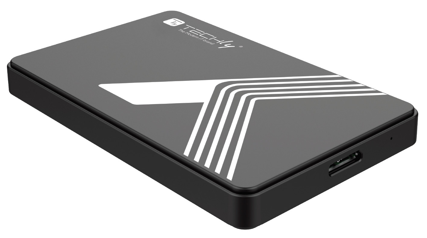 Box Esterno USB3.0 per HDD/SSD SATA 2,5'' Nero