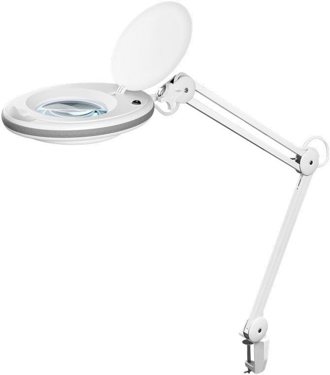 Lampada LED con Lente d'ingrandimento a 3 Diottrie 8W Attacco a Morsetto