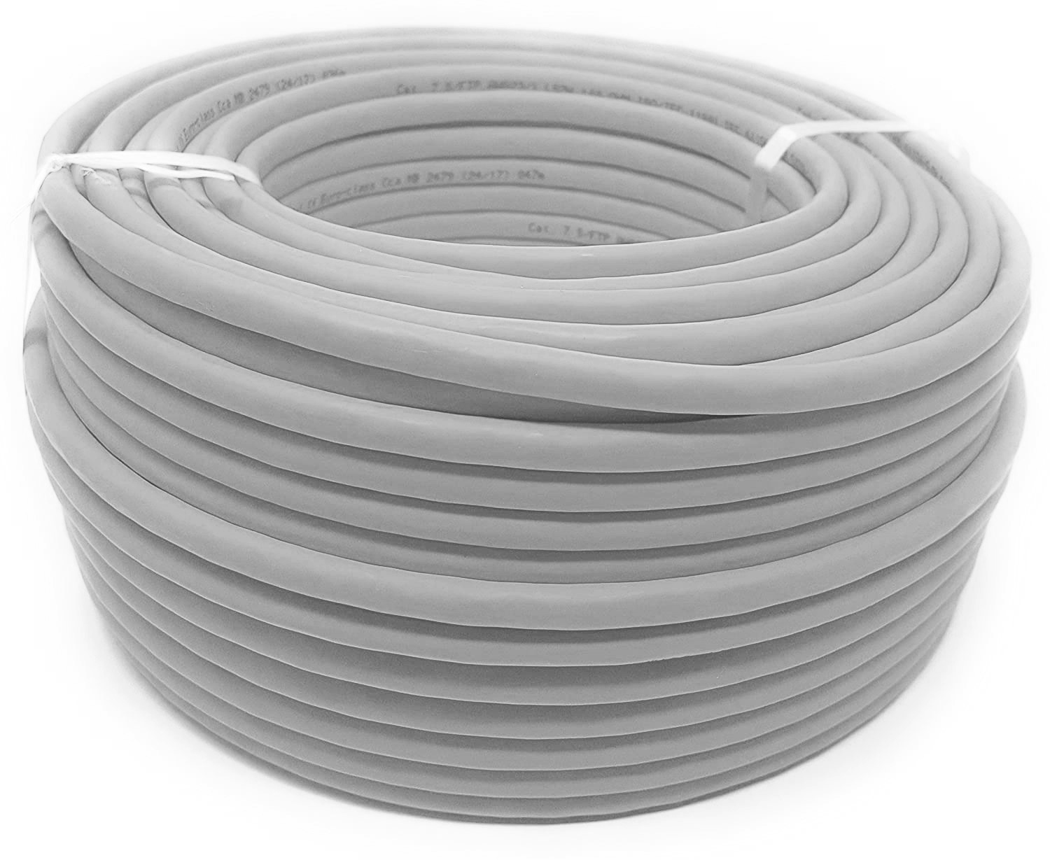 Matassa U/UTP Cavo Cat.6A Rame 100m LSZH Rigido Grigio