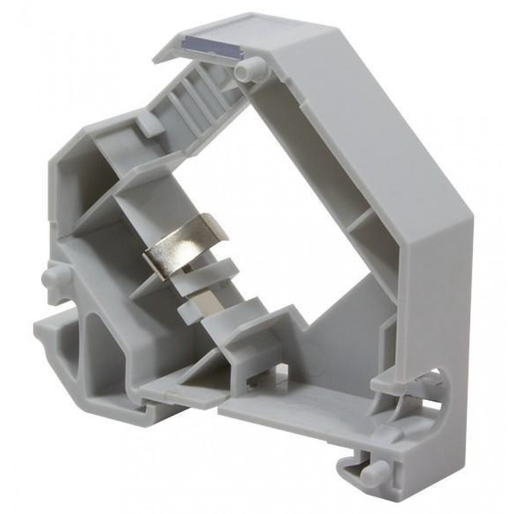 Adattatore keystone RJ45 per Barra DIN espandibile in Plastica con messa a terra